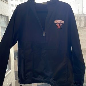 YSU pullover rain jacket